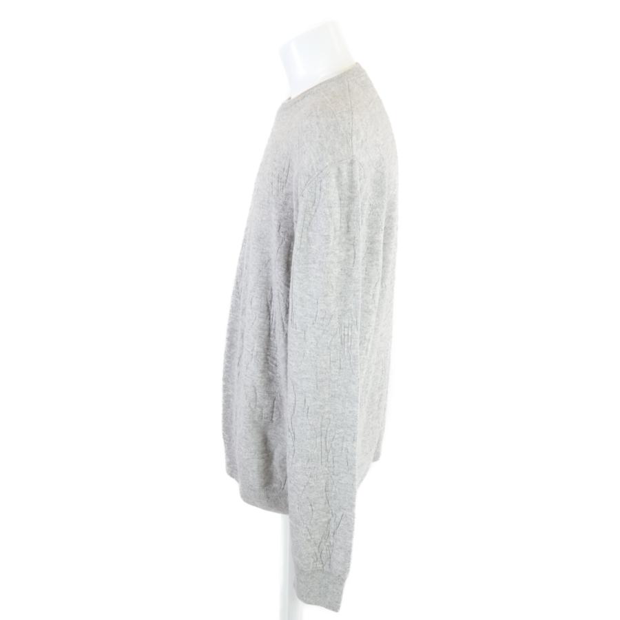 HERMES エルメス カシミヤ100％ エンボス加工 プルオーバー ニット