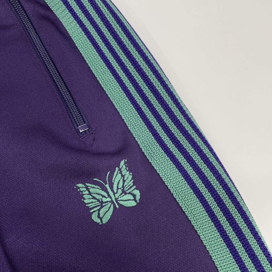 needles ニードルズ IN181 パープル パピヨン刺繍 トラックパンツ