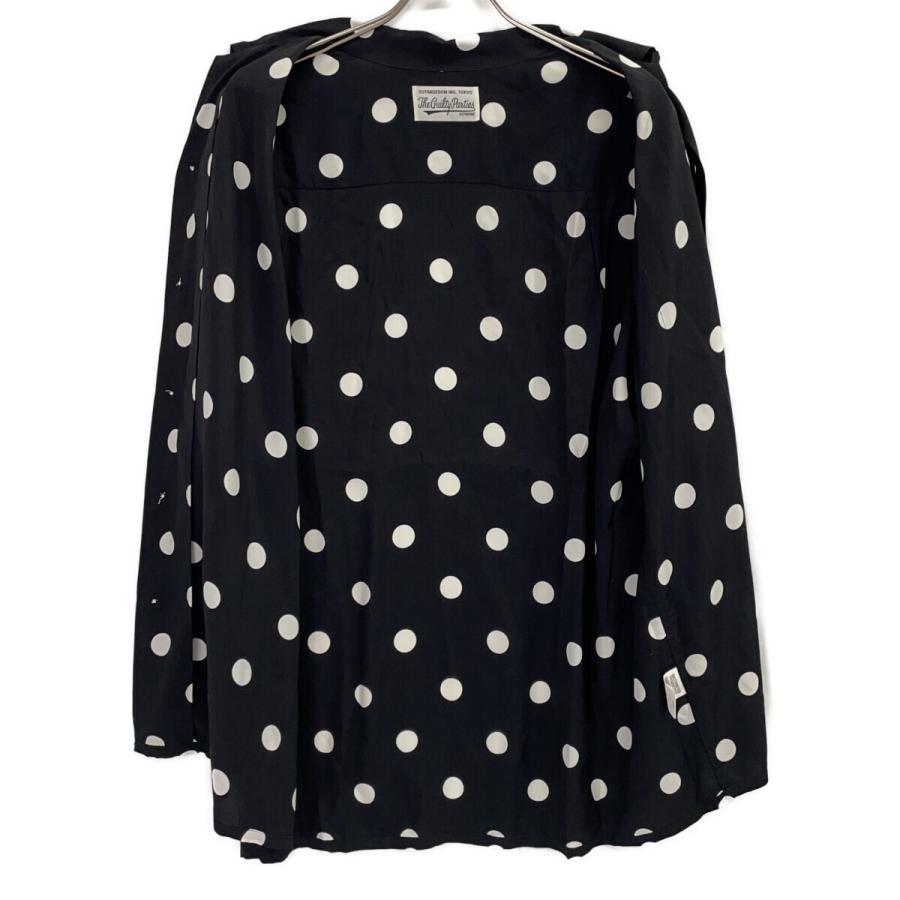 WACKO MARIA（ワコマリア） 23SS ブラック×ホワイト レーヨン ドット