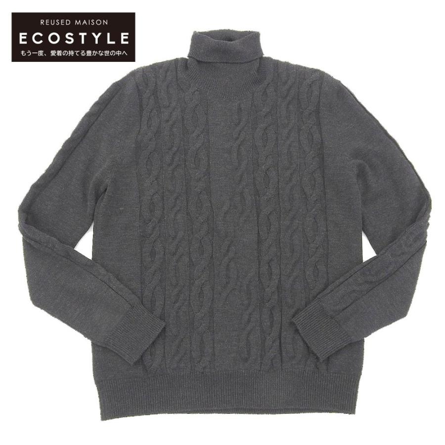 国内正規/ HERMES エルメス ウール タートルネック ロングスリーブ