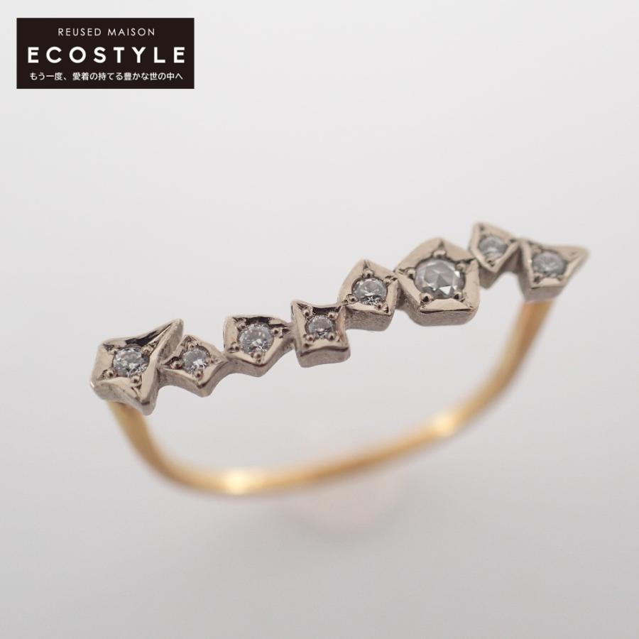 美品 GICLAT ギクラ K18 木漏れ日リング ダイヤモンド リング・指輪