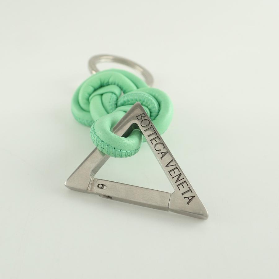 美品 BOTTEGA VENETA ボッテガヴェネタ トライアングル キーチェーン