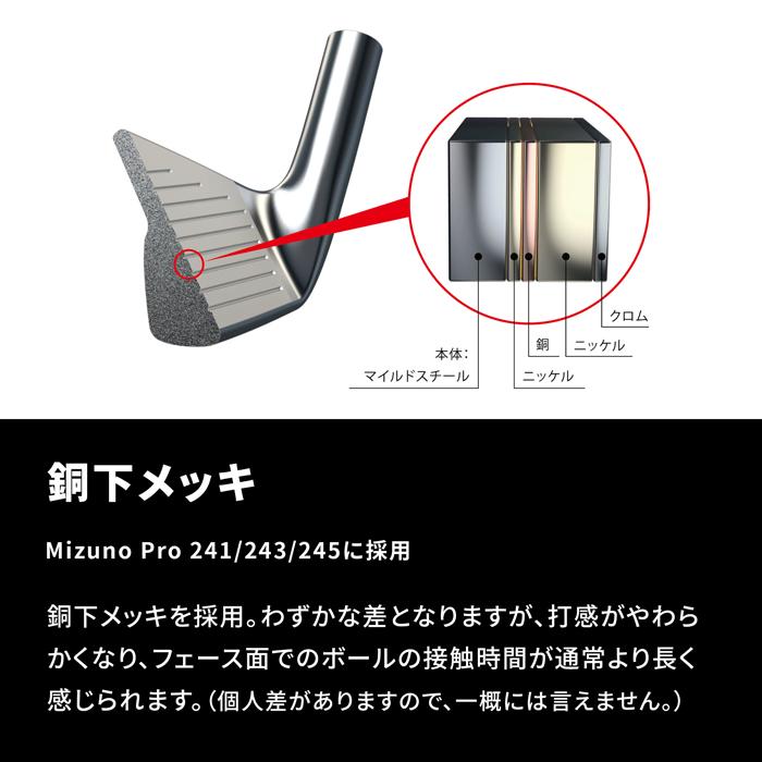 Mizuno Pro ミズノ ミズノプロ 245 アイアン 6本組(No.5〜PW) (N.S.PRO