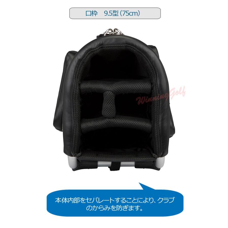 MIZUNO（ミズノ） オールレザー フレームウォーカー キャディバッグ