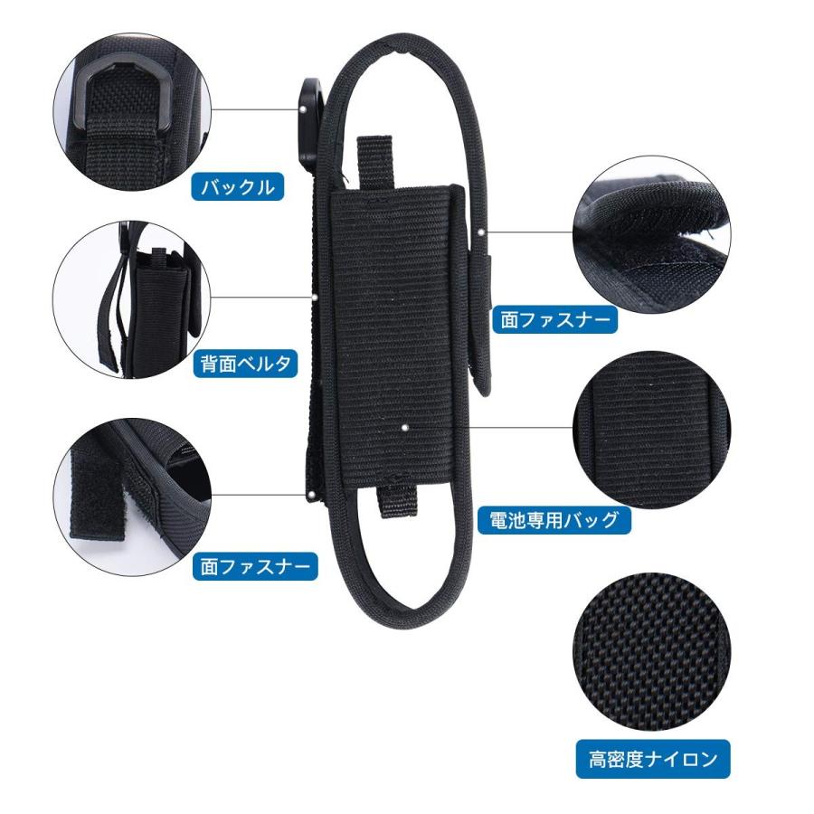 ☆爆買☆WUBEN【AS5】懐中電灯ホルダー ベルトポーチ ナイロンポーチ