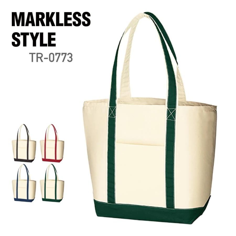 トートバッグ 無地 MARKLESS STYLE マークレススタイル キャンバスバイ
