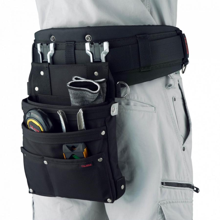 タジマ セフツイン腰袋 ナイロン コーデュラ 釘袋3段大 強度重視 大工