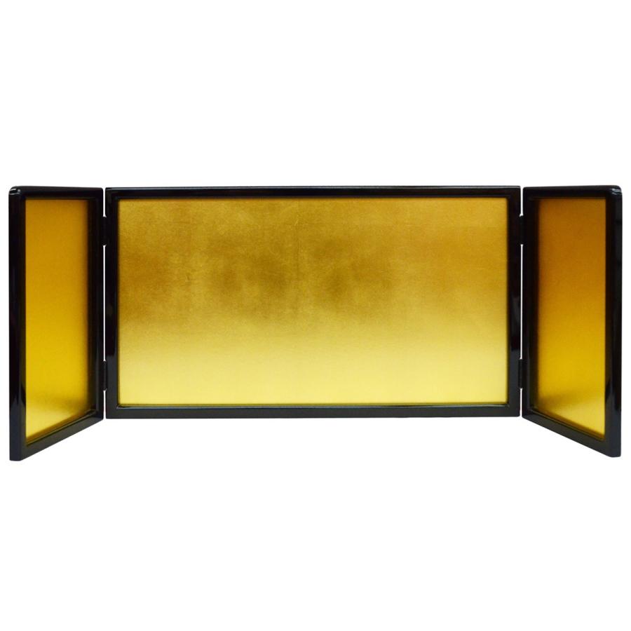 六曲一双屏風 18号 箔押二重縁付き 金沢箔仕様 雛人形 屏風 節句 和風