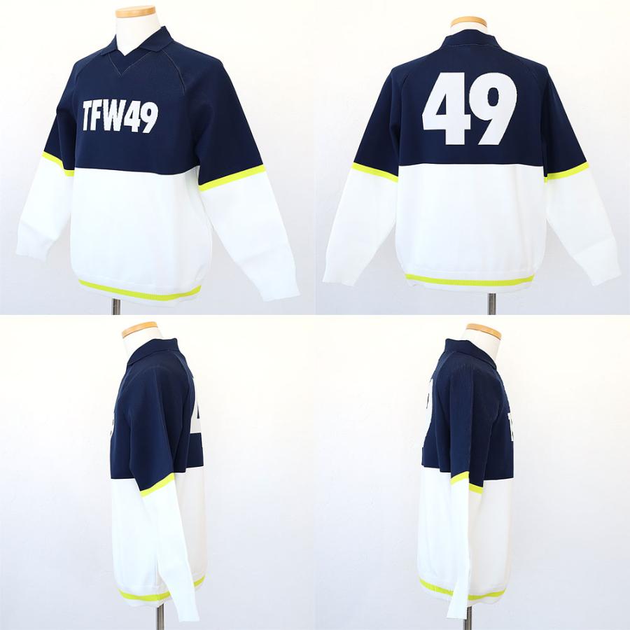 TFW49 TFW49 KNIT POLO ニット ポロシャツ 長袖 メンズ ゴルフ ゴルフ