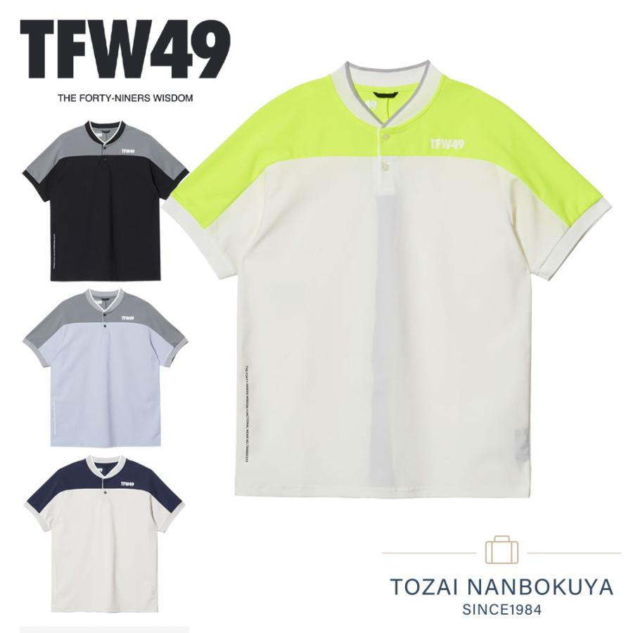 V12（ヴィ・トゥエルヴ） TFW49 SIDE MESH COLLARLESS POLO ポロシャツ