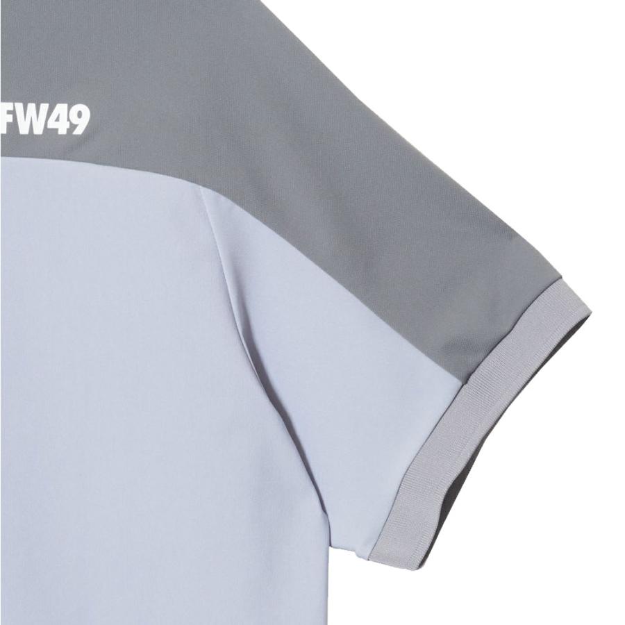 V12（ヴィ・トゥエルヴ） TFW49 SIDE MESH COLLARLESS POLO ポロシャツ