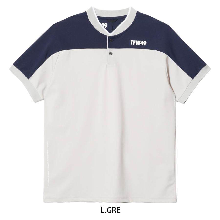 V12（ヴィ・トゥエルヴ） TFW49 SIDE MESH COLLARLESS POLO ポロシャツ