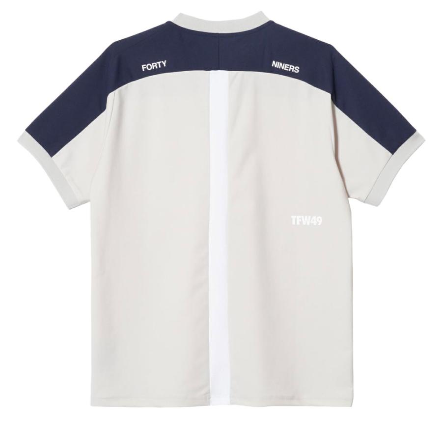 V12（ヴィ・トゥエルヴ） TFW49 SIDE MESH COLLARLESS POLO ポロシャツ