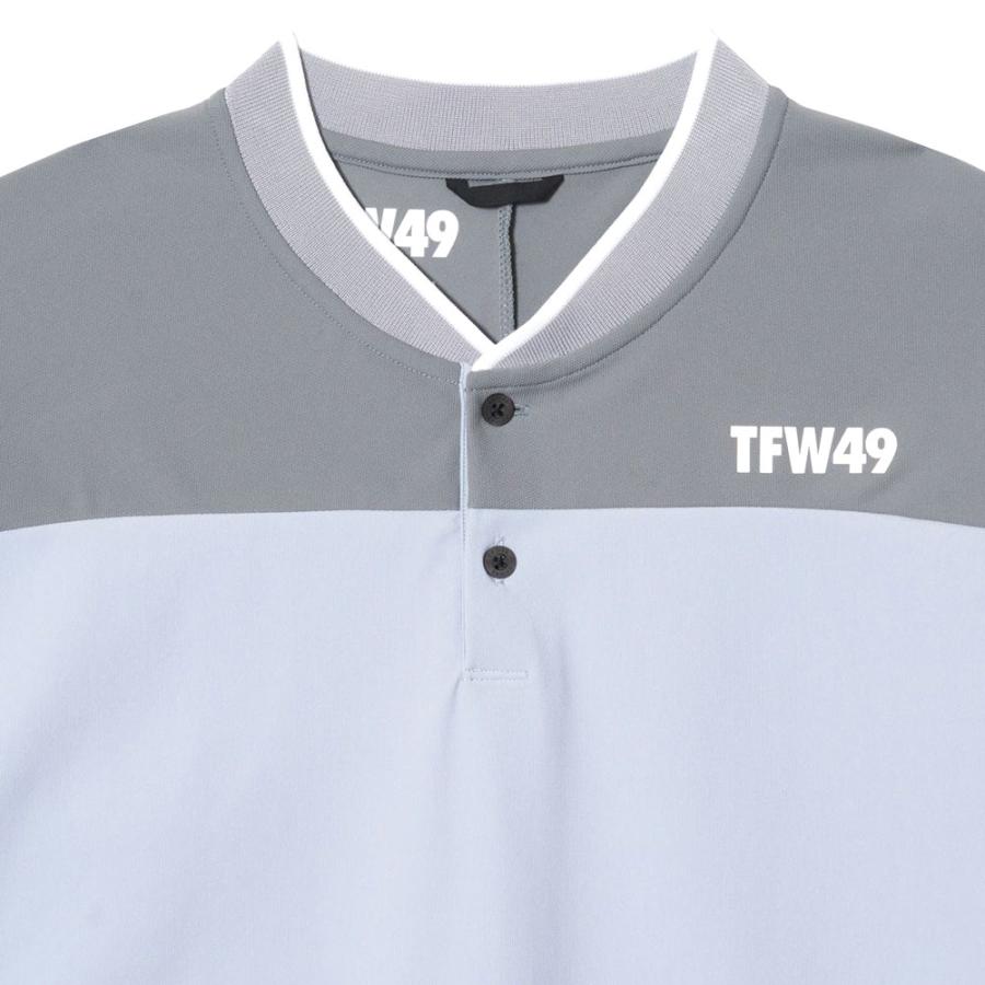 V12（ヴィ・トゥエルヴ） TFW49 SIDE MESH COLLARLESS POLO ポロシャツ