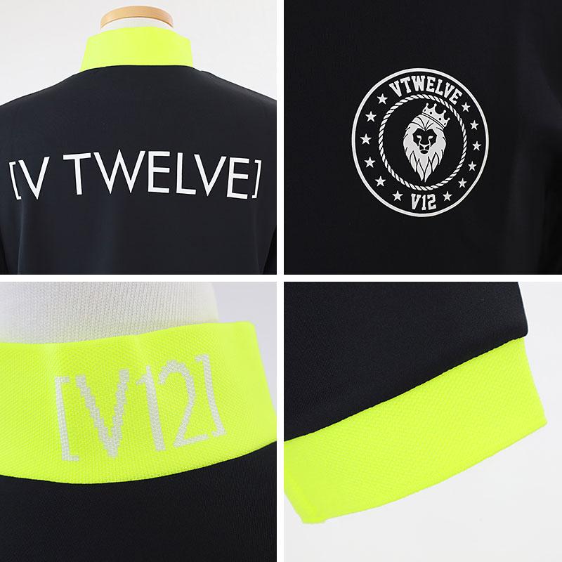 V12（ヴィ・トゥエルヴ） ヴィトゥエルブ TIP COLOR MOCK ゴルフ 長袖