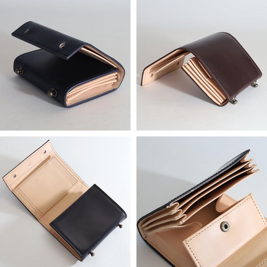 m+（エムピウ） 財布 二つ折り財布 ミッレフォッリエ2 コードバン