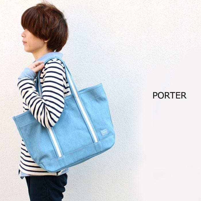 PORTER ポーター ポーターガール ボーイフレンドトート デニム トート