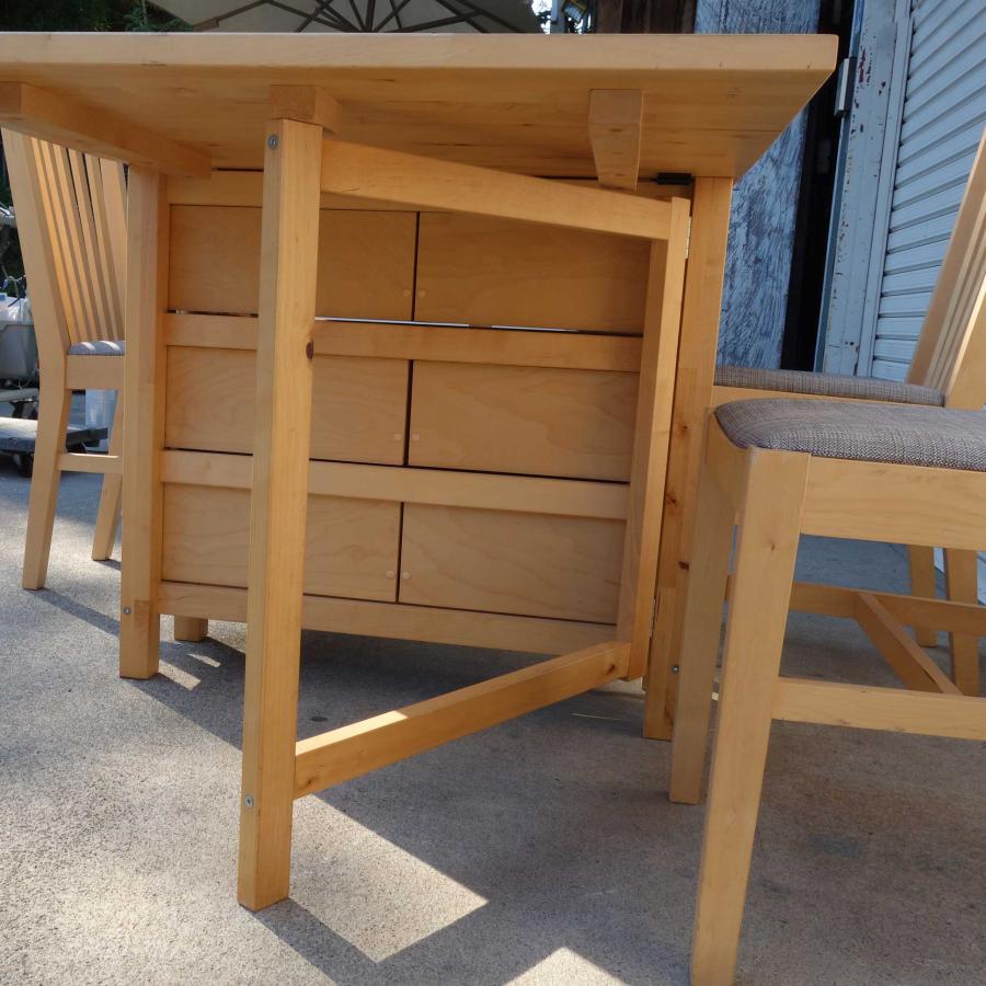 イケア（IKEA） ダイニング5点セット ◇ NORDEN 折りたたみテーブル