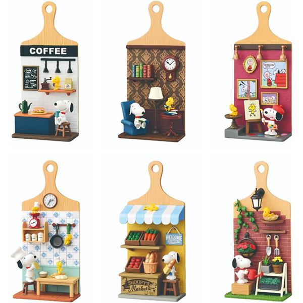 リーメント [BOX販売] ピーナッツ SNOOPY MINIATURE BOARD 全6種 6個