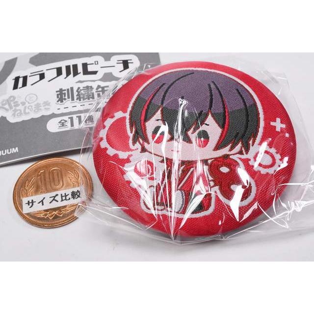 カラフルピーチ ぺたっとねじまき 刺繍缶バッジ [2.ゆあんくん