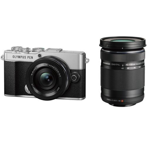 OM SYSTEM PEN E-P7 EZダブルズームキット シルバー : 特価COM - 通販