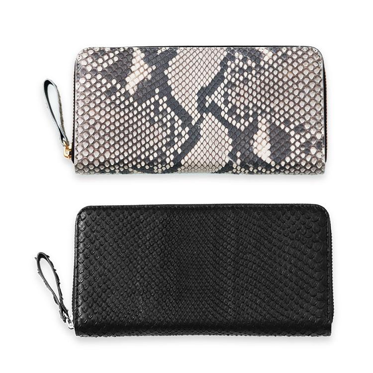 東京クロコダイル 財布 メンズ 長財布 パイソン 日本製 蛇革 ヘビ革