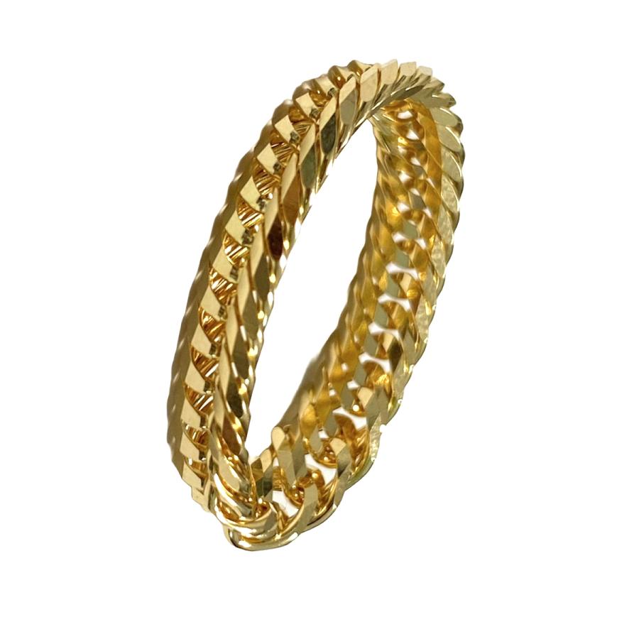 tomatosarada（トマトサラダ） 喜平 リング 18金 K18 トリプル 12面