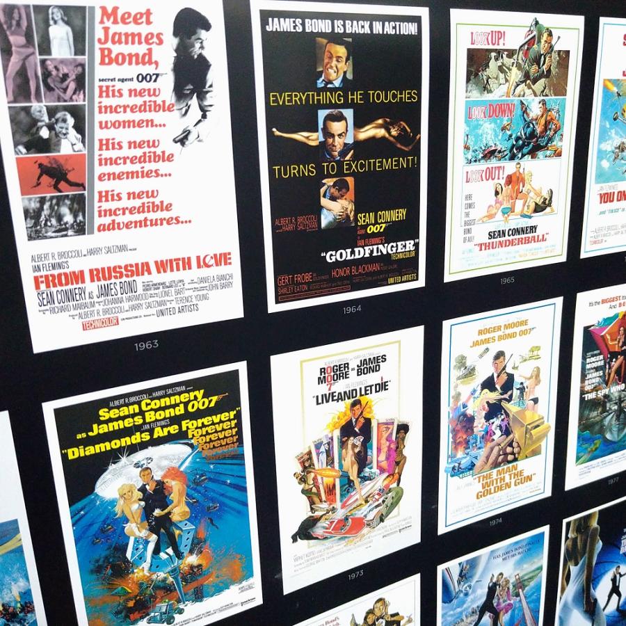 007 オールシリーズ 映画ポスター US版 24×36インチ (61×91.5cm) us1