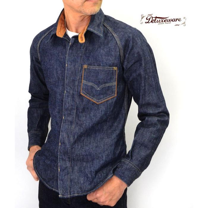 DELUXEWARE（デラックスウエア） DELUXEWARE 40s デニムシャツ 40s