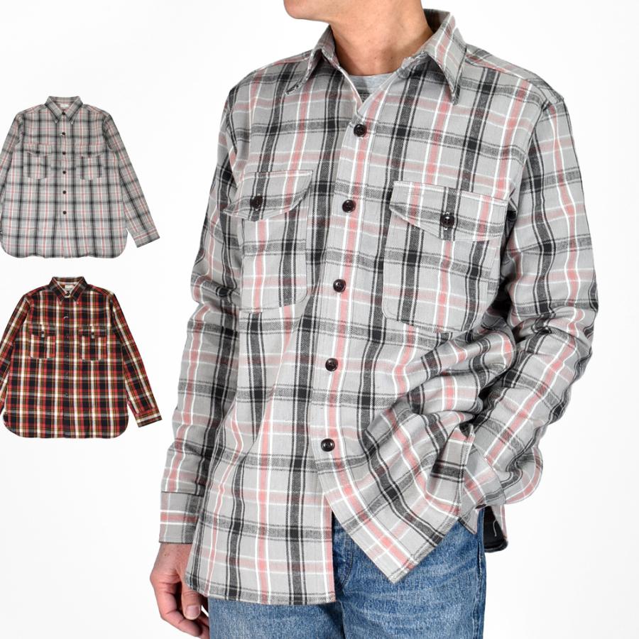 WAREHOUSE（ウエアハウス） ネルシャツ FLANNEL SHIRTS WITH CHINSTRAP