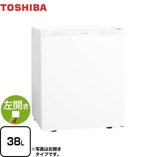 TOSHIBA（東芝） 冷蔵庫 容量38L GR-HB40PAL-WU 1ドア冷蔵庫 左開き