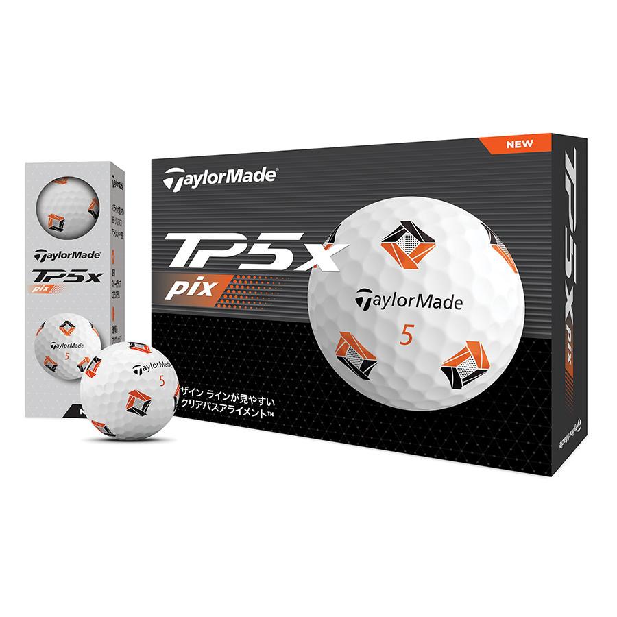 TaylorMade（テーラーメイド） ゴルフ TP5X PIX ボール / ホワイト