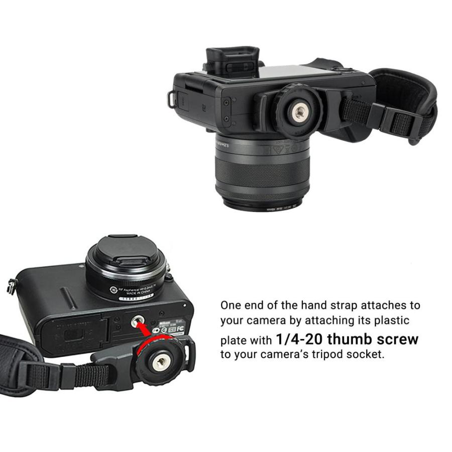 JJC カメラ用 ハンドグリップストラップ Canon EOS R8 R50 R5 R6 R RP