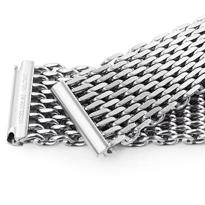 20mm MiLTAT テーパード Winghead シャークメッシュバンド ステンレス