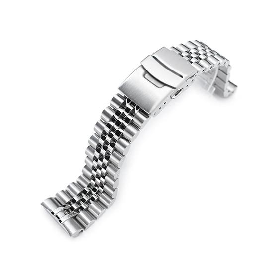 22mm メタル時計バンド ステンレス ジュビリー ブレスレット for