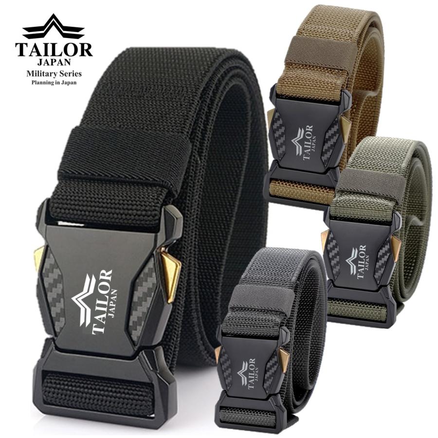 TAILOR JAPAN テイラージャパン 新型 ワンタッチベルト コブラバックル