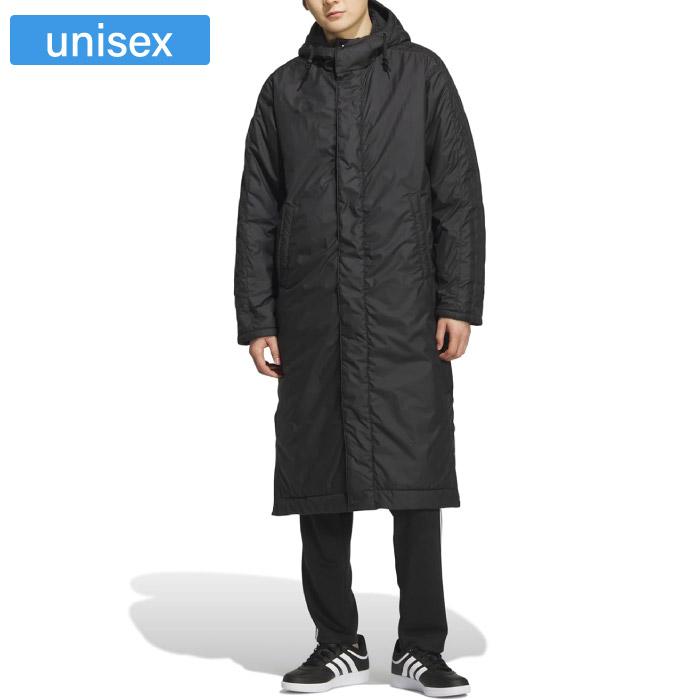 adidas（アディダス） ベンチコート スリーストライプス ルーズ