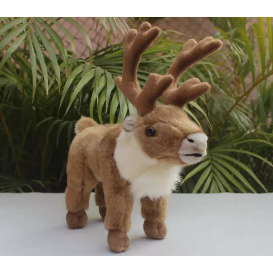 ぬいぐるみ 22cmもふもふ トナカイ クリスマス 茶色 グッズ クッション