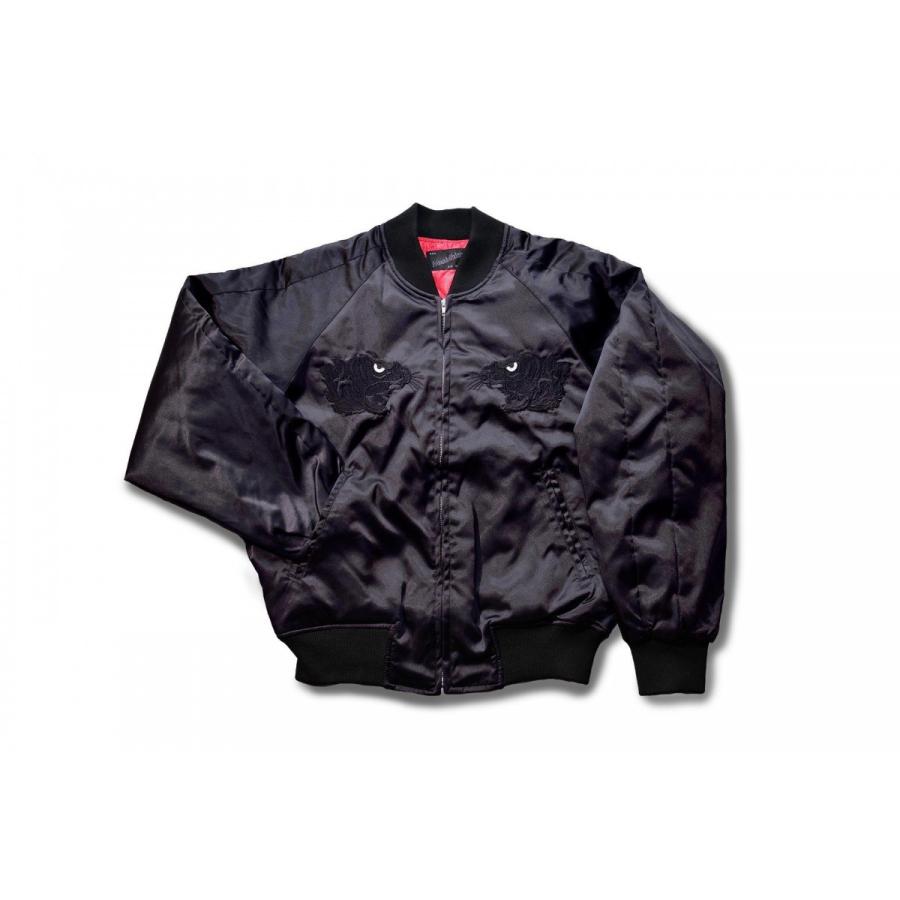 スカジャン 黒虎 日本製本格刺繍のスカジャン 3Lサイズ : takafuku1915