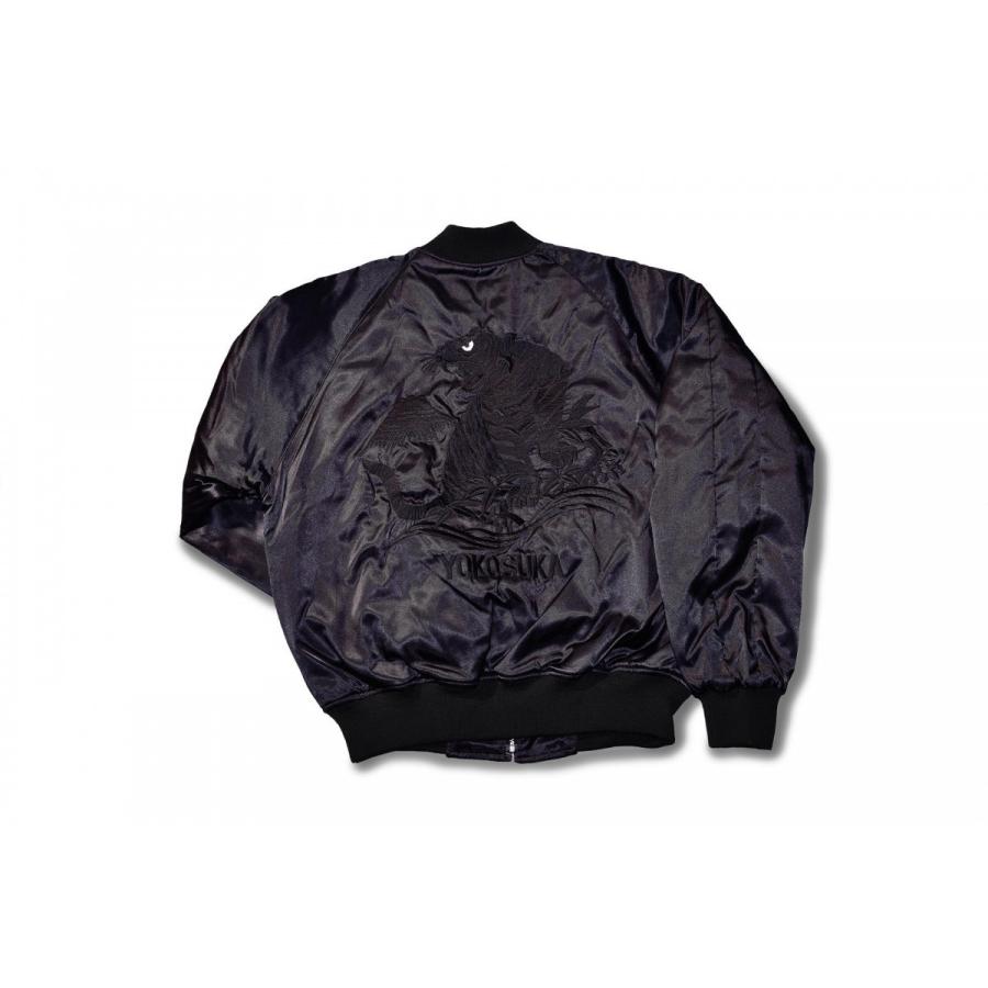 スカジャン 黒虎 日本製本格刺繍のスカジャン 3Lサイズ : takafuku1915