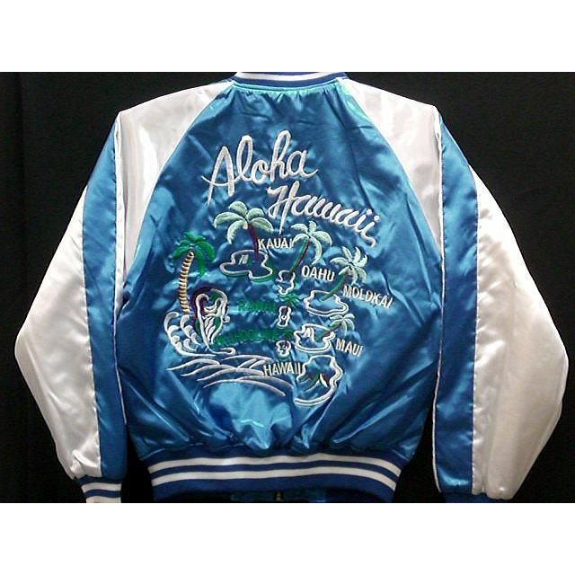 スカジャン アロハハワイ 日本製本格刺繍のスカジャン : takafuku1915