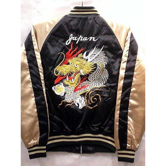 スカジャン 金玉龍 日本製本格刺繍のスカジャン : takafuku1915 - 通販