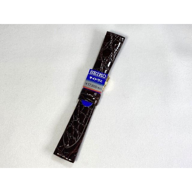 SEIKO（セイコー） DA41 SEIKO 18mm 純正革ベルト サイドワニ こげ茶