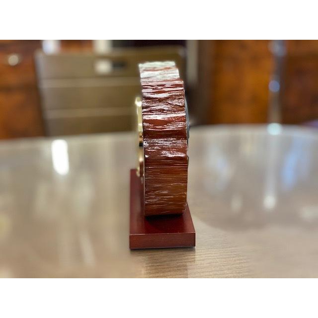 SEIKO（セイコー） QZ456D SEIKO 置時計 クオーツクロック 茶色 年輪