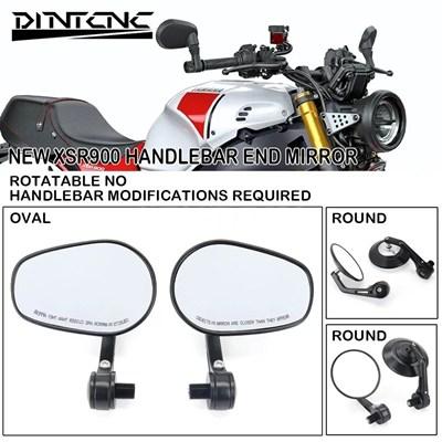 並行輸入品】ヤマハ用ハンドルバーエンドミラー 楕円形 回転 バイク