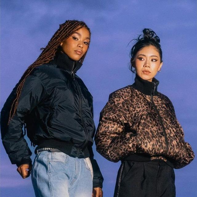 X-girl（エックスガール） × NANGA PUFFER JACKET レディース アウター