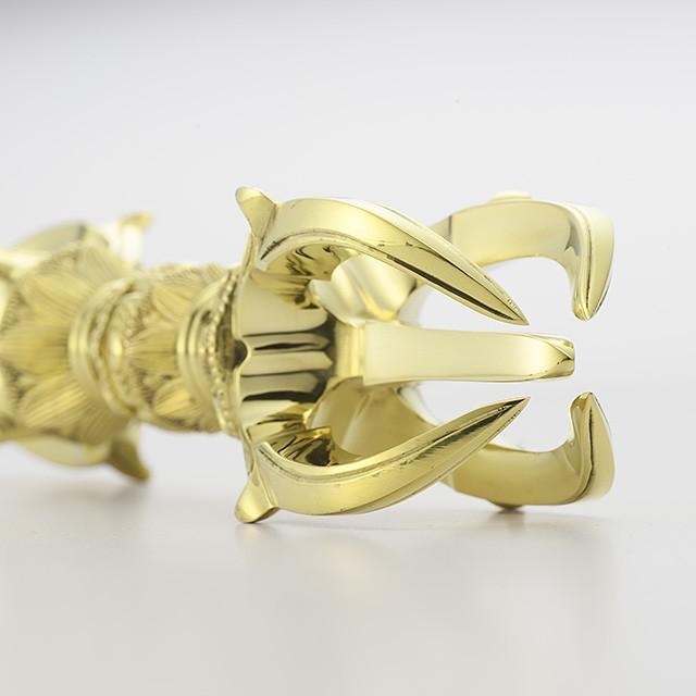 仏壇屋 滝田商店 五鈷杵 大々型 長さ 16.3cm（京都製 密教法具 前具