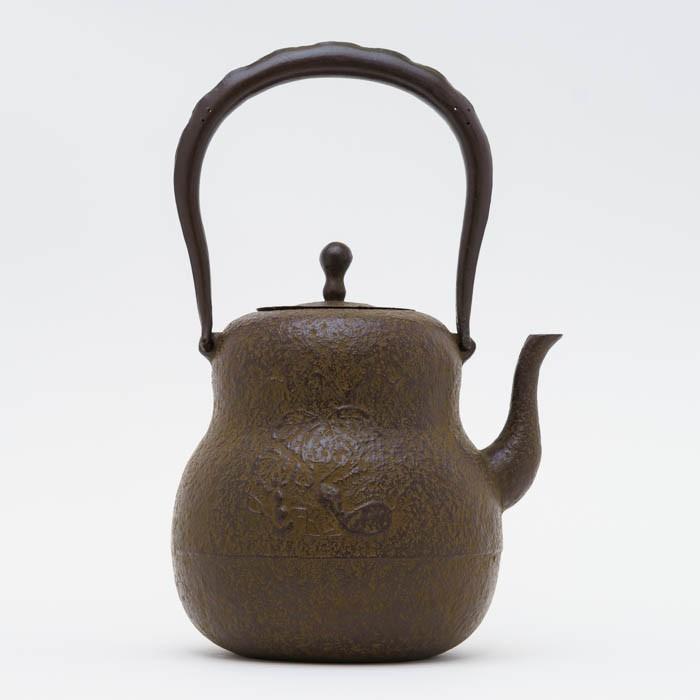 南部鉄器 鉄瓶 送料無料 伝統工芸士 佐藤勝久”ひさご 桐箱付