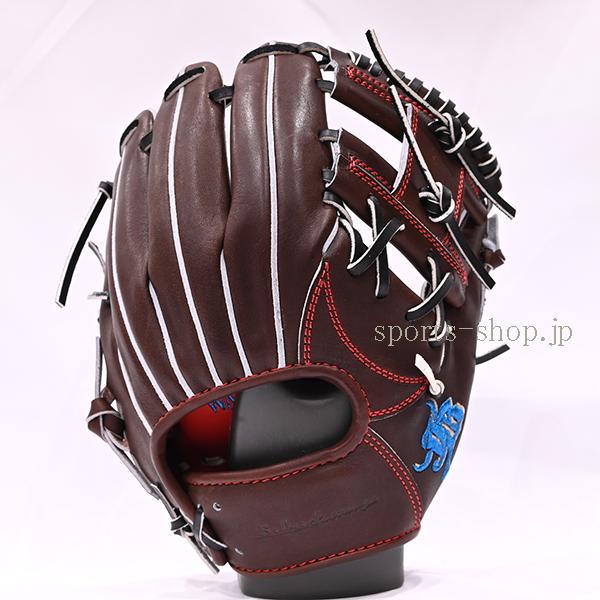 あすつく 和牛JB 硬式用 JB-004S 内野手用 ブラウン×ブラック紐 硬式