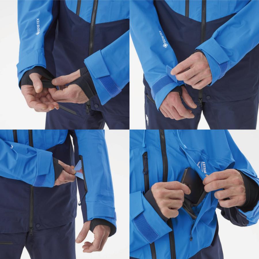 ミレー MILLETメイジュ 3LJKTORION BLUE 9346 Mサイズ 楽天市場